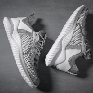 Men Honeycomb Mesh Lace Up Soft Sport Running Shoes discountshub