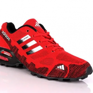 Men's Slim Sole Running Shoe In Red discountshub