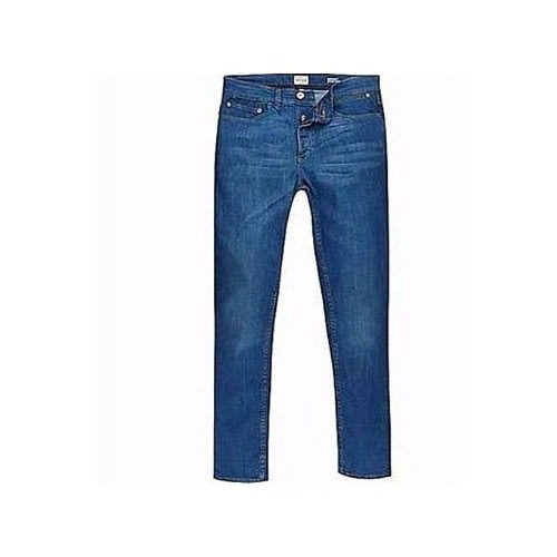 Men's Straight Jeans Trousers - Blue discountshub