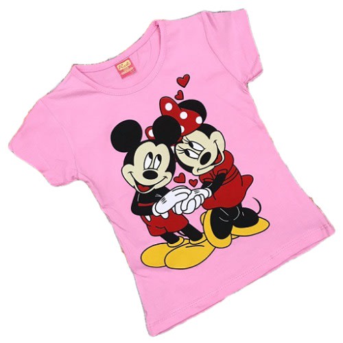 Mickey Print Top - Pink discountshub