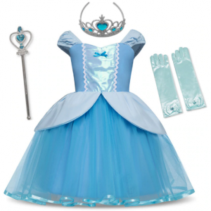 Princess Dress Cosplay Princess Costume for Baby Girl Toddler Snow White Girls Clothes 12M Birthday Party Dress discountshub