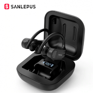 SANLEPUS B1 Led Display Bluetooth Earphone Wireless Headphones TWS Stereo Earbuds Waterproof Noise Cancelling Headset With Mic discountshub