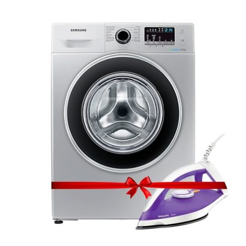 Samsung Rgc_front Load Washing Machine Ww80j5260gs/nq-8kg + Free Philips Diva Dry Iron - Gc122 discountshub