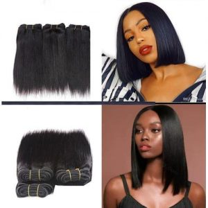 Straight Hair - 3 Bundles For Full Hair - 8 Inches discountshub