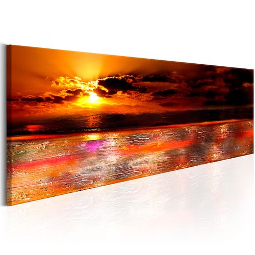 Sunset Print Pictures Canvas Art Prints Unframed - 45*135cm discountshub