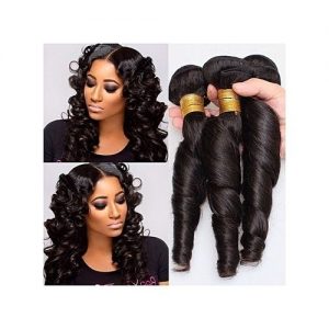 Top Quality Brazillian Romance Curls Human Hair - COL.1b/ 6Bundles discountshub