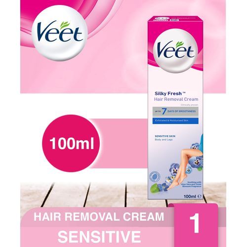 Veet Sensitive Hair Removal Cream - 100ml discountshub