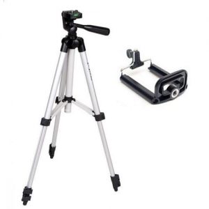 Video Camera Camcorder Tripod with Phone Holder discountshub