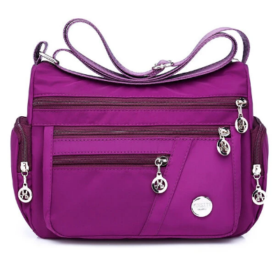 Women Nylon Waterproof Crossbody Bags Leisure Travel Multi-Pocket Messenger Bags discountshub