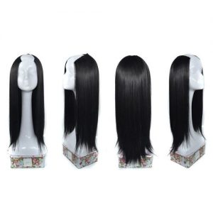 Women Straight Weft Synthetic Hair U Part Lace Wig Lifelike Human Hair discountshub