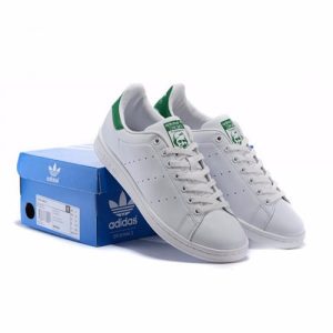 adidas Sneakers by Stan Smith - White & Green discountshub