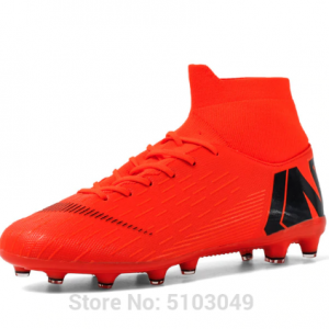 football boots Hot Sale Mens Soccer Cleats High Ankle Football Shoes Long Spikes Soccer Traing Boots For Men Soccer Shoes kids discountshub