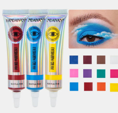12 Colors Matte Eyeshadow Cream Portable Waterproof Lasting Not Faded Eye Makeup discountshub