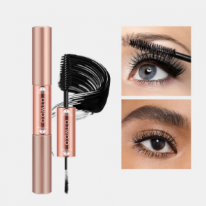 2 In 1 Super Volume Fiber Mascara Waterproof Lasting Fast Dry Curling Fluffy Lashes Extension Eye Makeup discountshub