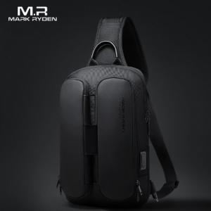 2020 Mark Ryden Shoulder Bag Men USB Charging Men Crossbody Bag Water Repellent Multifunction Sling Bag Fit for 9.7inch Ipad discountshub