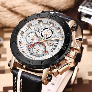 2020 Top Brand LIGE Men Watches Fashion Sport Leather Watch Mens Luxury Date Waterproof Quartz Chronograph Relogio Masculino+Box discountshub