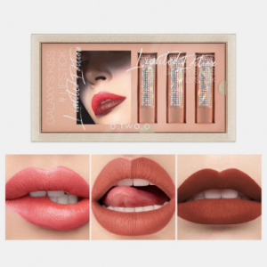 3 Colors Matte Lipstick Set Nude Moisturizer Smooth Lasting Waterproof Lip Stick Makeup Gift Set discountshub