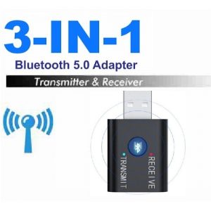 3in1 Bluetooth Stereo Audio Transmitter And Receiver Adapter discountshub