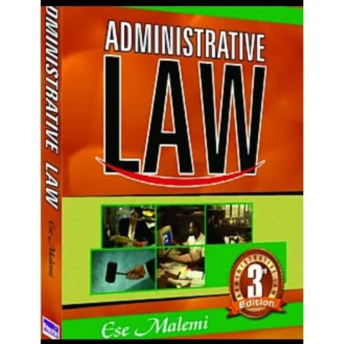 Administrative Law Third Edition By Ese Malemi discountshub