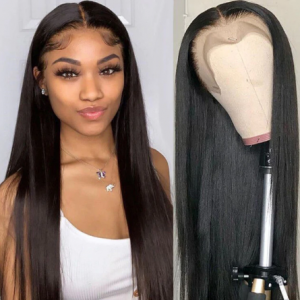 Beaudiva Hair 4x4 Closure Wig Brazilian Straight Lace Wig 150 Density PrePlucked 13x4 Straight Lace Frontal Human Hair Wigs discountshub