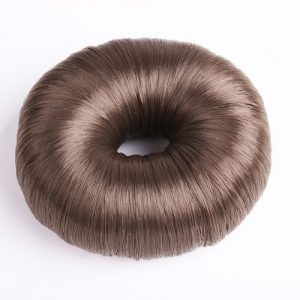 Beauty Shop In Doxiyn Hot Women Synthetic Fiber Hair Bun Donuts Ring Blonde Hair Extension Wig discountshub