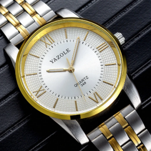 Business Style Full Steel Men Watch Fashion Luminous Display Quartz Watch discountshub