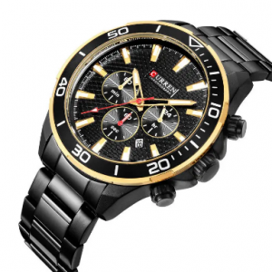 Business Style Quartz Watch Stainless Steel Men Waist Watch Waterproof Watch For Men discountshub