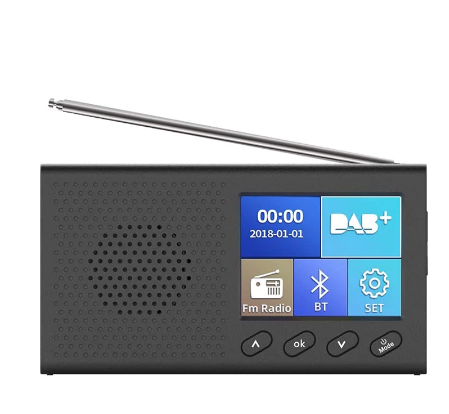 DAB Radio with 2.4 Inch Color LCD Sn Rechargeable Handheld Digital FM DAB MP3 Player Digital Tuner Broadcast discountshub