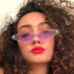 Eclipse Glasses Retro Vintage Clout Cat Unisex Sunglasses Rapper Oval Shades Grunge Glasses discountshub