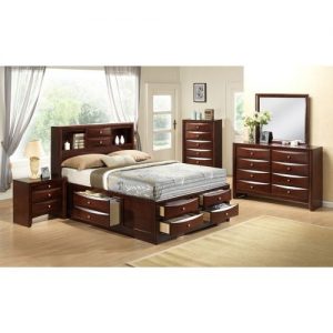 Exclusive Exotic Functional Bed Set( 6by6/6by7) + Chest Drawer + Side Drawer+Mirror Set discountshub