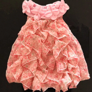 Fashion Floral Baby Girl Chiffon Dress 2020 Summer Sleeveless Party Dresses for Girls Clothes discountshub