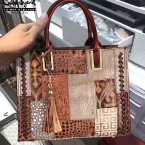 Genuine Leather Luxury Handbags Women Designer Hand Bag Female Retro Patchwork Totes Crocodile Shoulder/Crossbody Bags For Lady discountshub