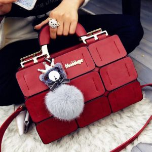Gong Ye Single Shoulder Ball Cross-body Bag-Red discountshub