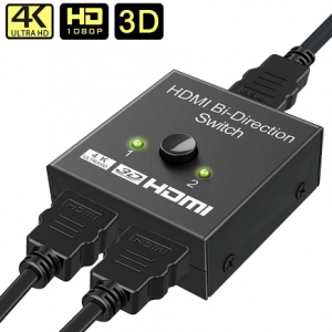 HDMI Splitter 4K 1080P Switch Bi-Direction 1x2/2x1 Adapter HDMI Switcher 2 in 1 out for PS4/3 TV Box Nitendo Switch discountshub