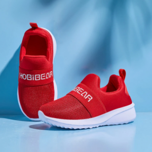 HOBIBEAR Unisex Kids Elastic Band Knitted Soft Non Slip Casual Slip On Sneakers discountshub