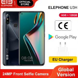 In Stock ELEPHONE U3H 6GB 128GB Helio P70 Octa Core Smartphone 6.53" FHD+ Fullview Display 48MP IMX 586 AI Dual Camera Android 9 discountshub