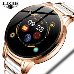 LIGE Fashion Women Smart Watch Heart Rate Blood Pressure Sleep Monitoring Multifunctional fitness tracker Waterproof Smartwatch discountshub
