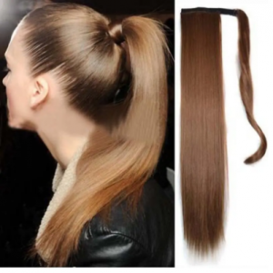 Long Straight Ponytail Women's Synthetic Hair 6 Colors Magic Clip In Hairpiece discountshub