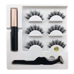 Magnetic False Eyelashes Set With Applicator Eyelashes discountshub