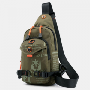 Men Waterproof Multifunctional Outdoor Chest Bag Crossbody Bag discountshub