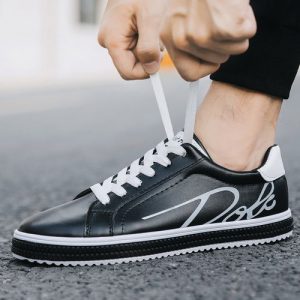 Mens Fashion Sneakers Soft Casual Shoes Black discountshub