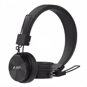 NIA X3 Wireless Bluetooth Headphones Call and Music SD Card - FM Radio - AUX -Black discountshub