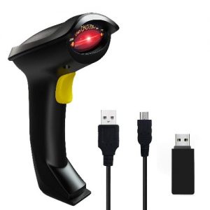 Nadamoo 2-in-1 Wireless Barcode Scanner & Usb Wired Barcode Reader Usb Rechargeable discountshub
