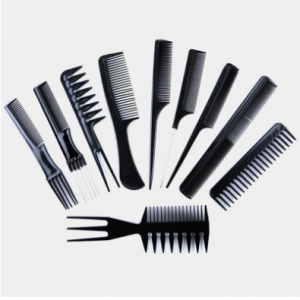 10pcs/Set Professional Hair Brush Comb Salon Barber Hair Combs Hairbrush Hairdressing Combs Hair Care Styling Tools discountshub