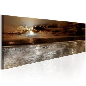 Sunset Sunrise Nature Ocean Print Pictures Canvas Wall Art Prints Paint Unframed - 45*135cm discountshub