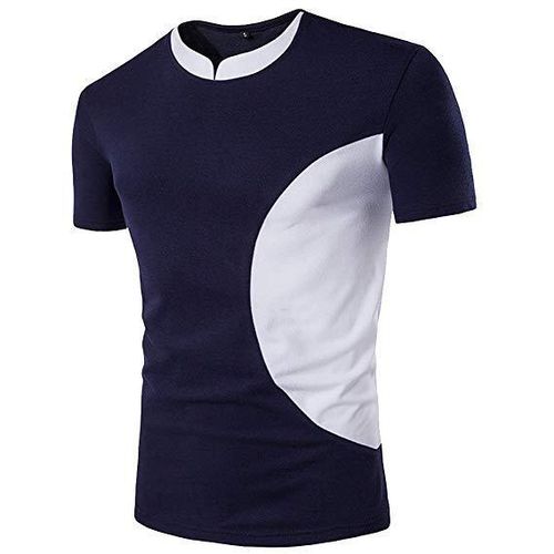 Trendy T-Shirt - Blue & White discountshub