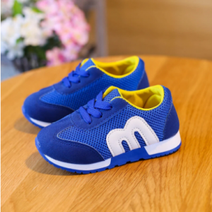 Unisex Kids Splicing Mesh Lightweight Non Slip Casual Sneakers discountshub
