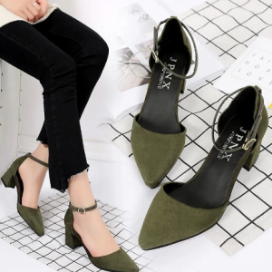 Women Sandals Fashion Low Heels Sandals Summer Shoes Woman Casual Block Heel Middle Hollow Career Pumps Square heel Women shoes discountshub