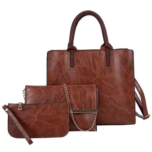 Women's Bag Set Fashion PU Leather Ladies Handbag discountshub