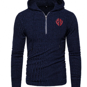 2020 New Sprint Eagle Embroidery Hooded Sweatshirt Men Sporting Zipper Streetwear Sweatshirts Hip Hop Elasticity Hoodies Men discountshub